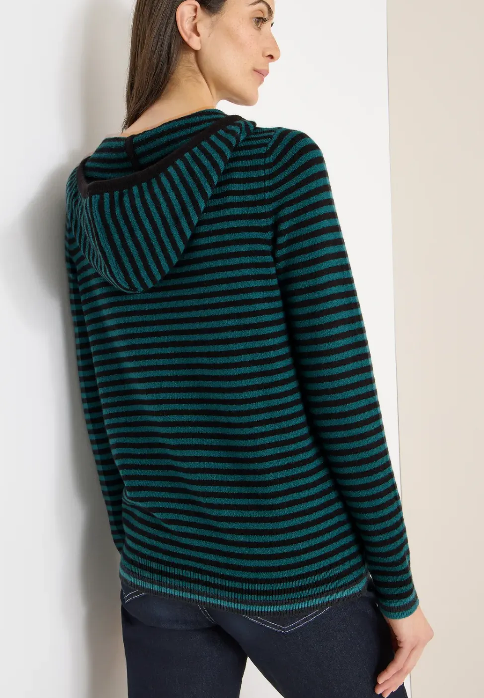 Gestreepte hoodie