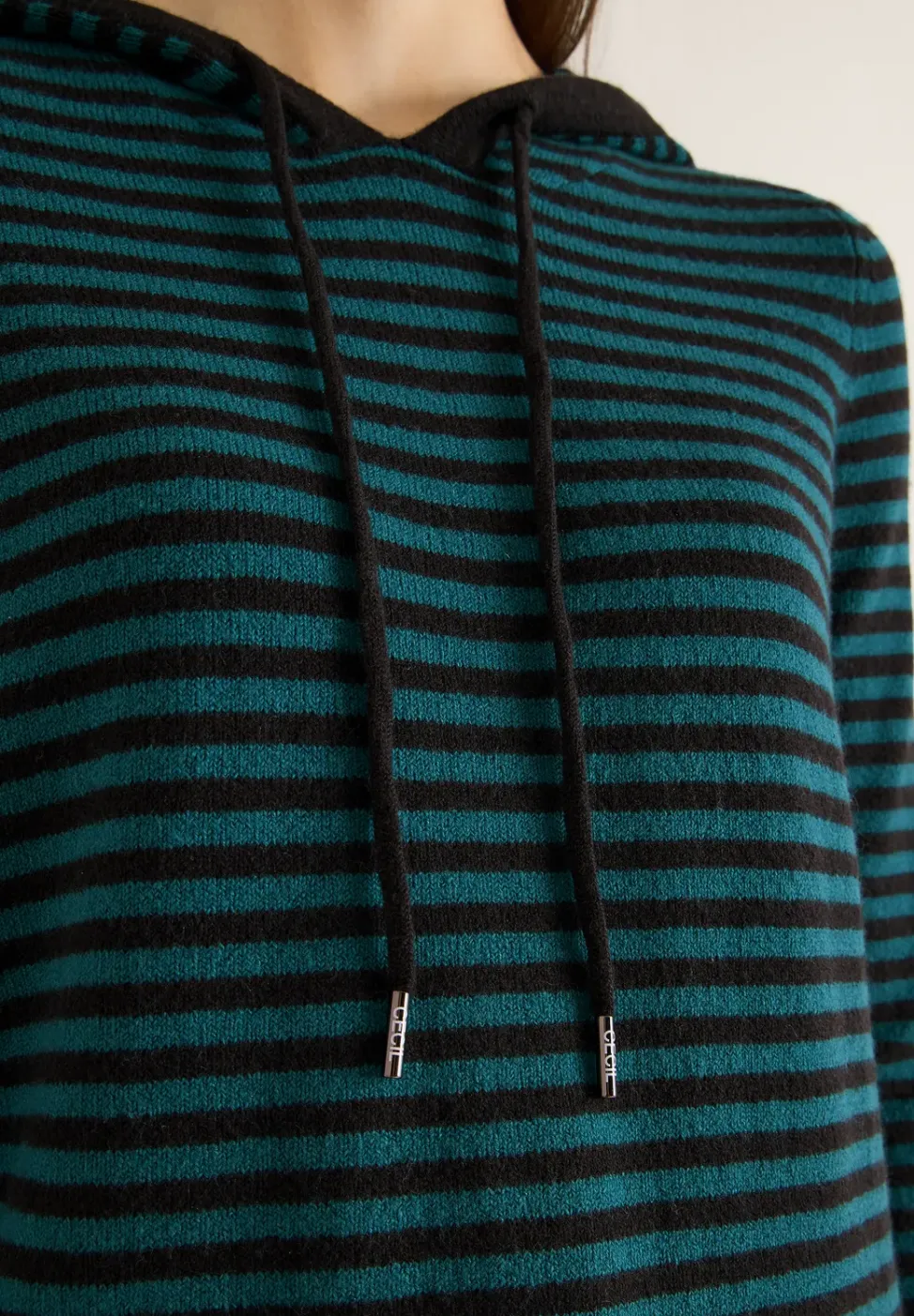 Gestreepte hoodie