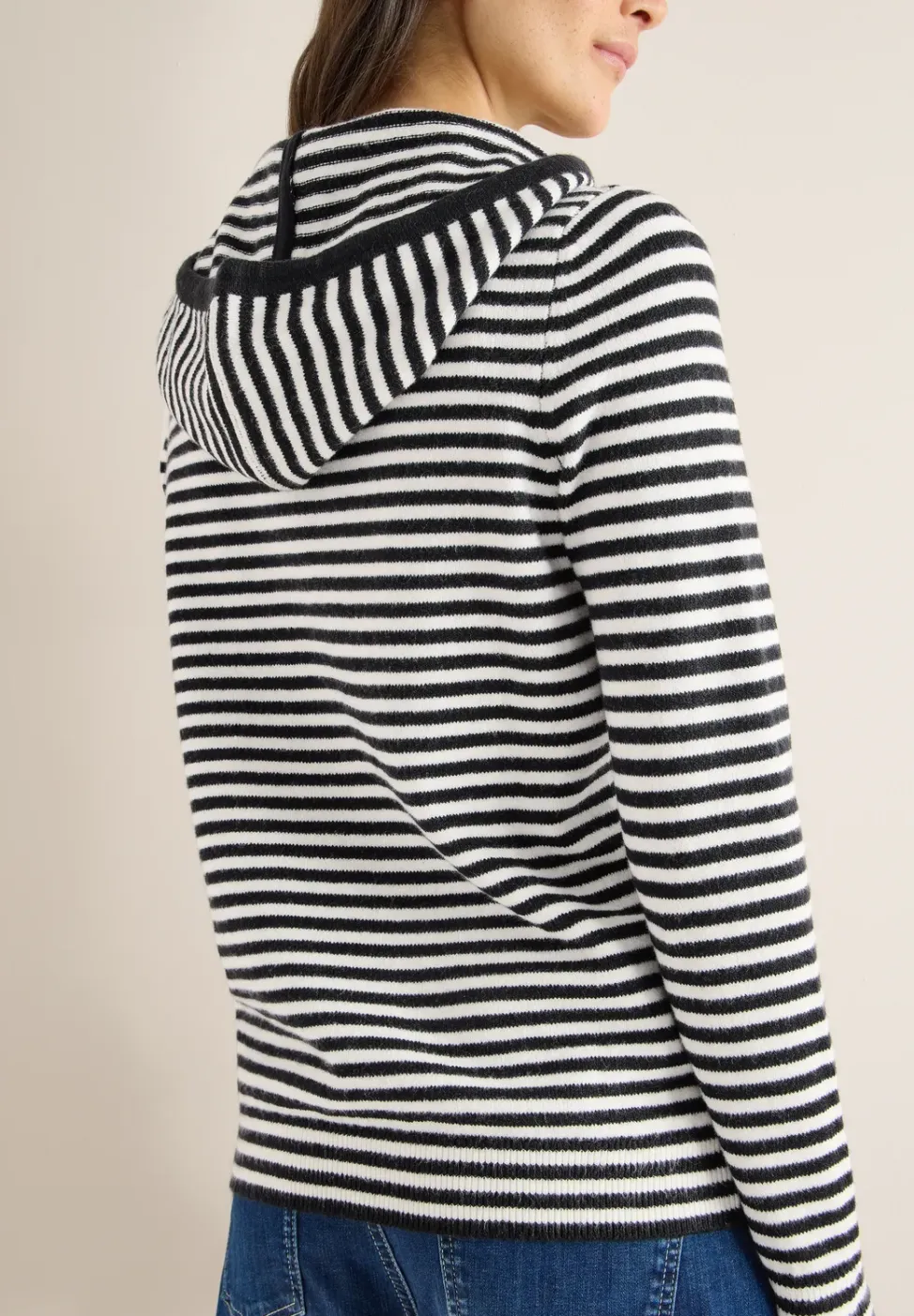 Gestreepte hoodie