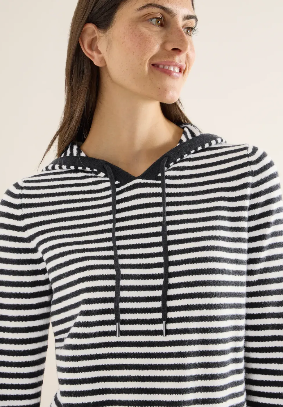Gestreepte hoodie