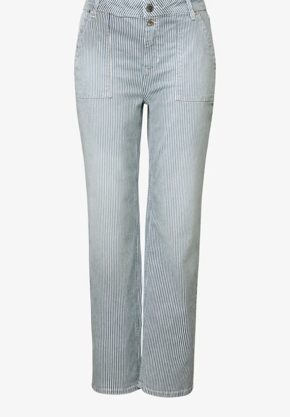 Gestreepte jeans