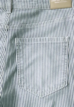 Gestreepte jeans