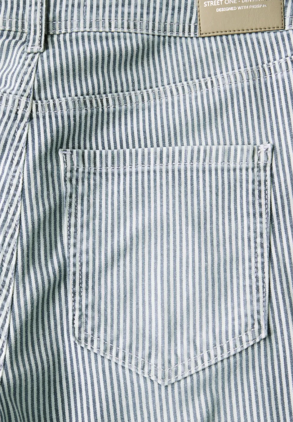 Gestreepte jeans
