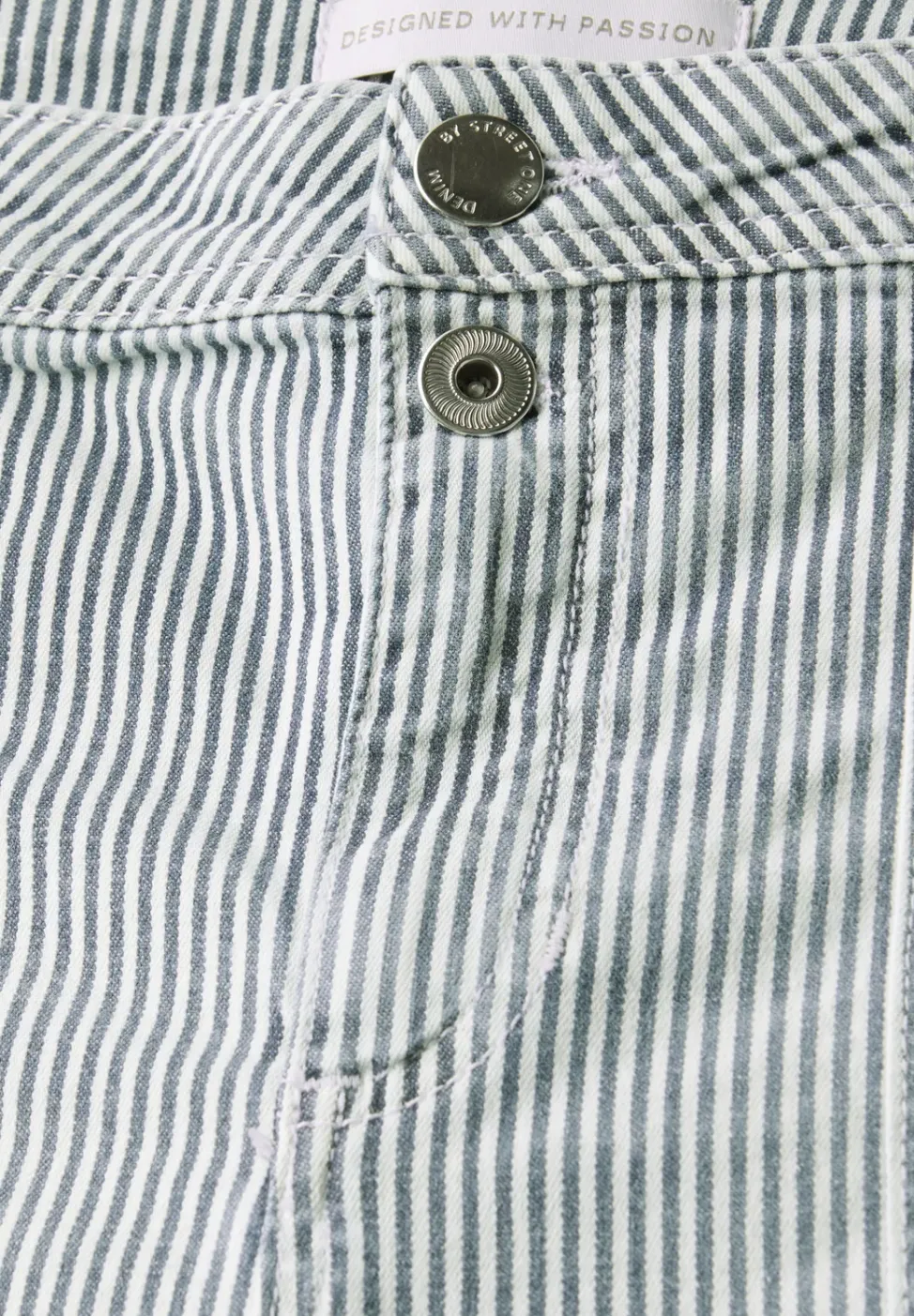 Gestreepte jeans