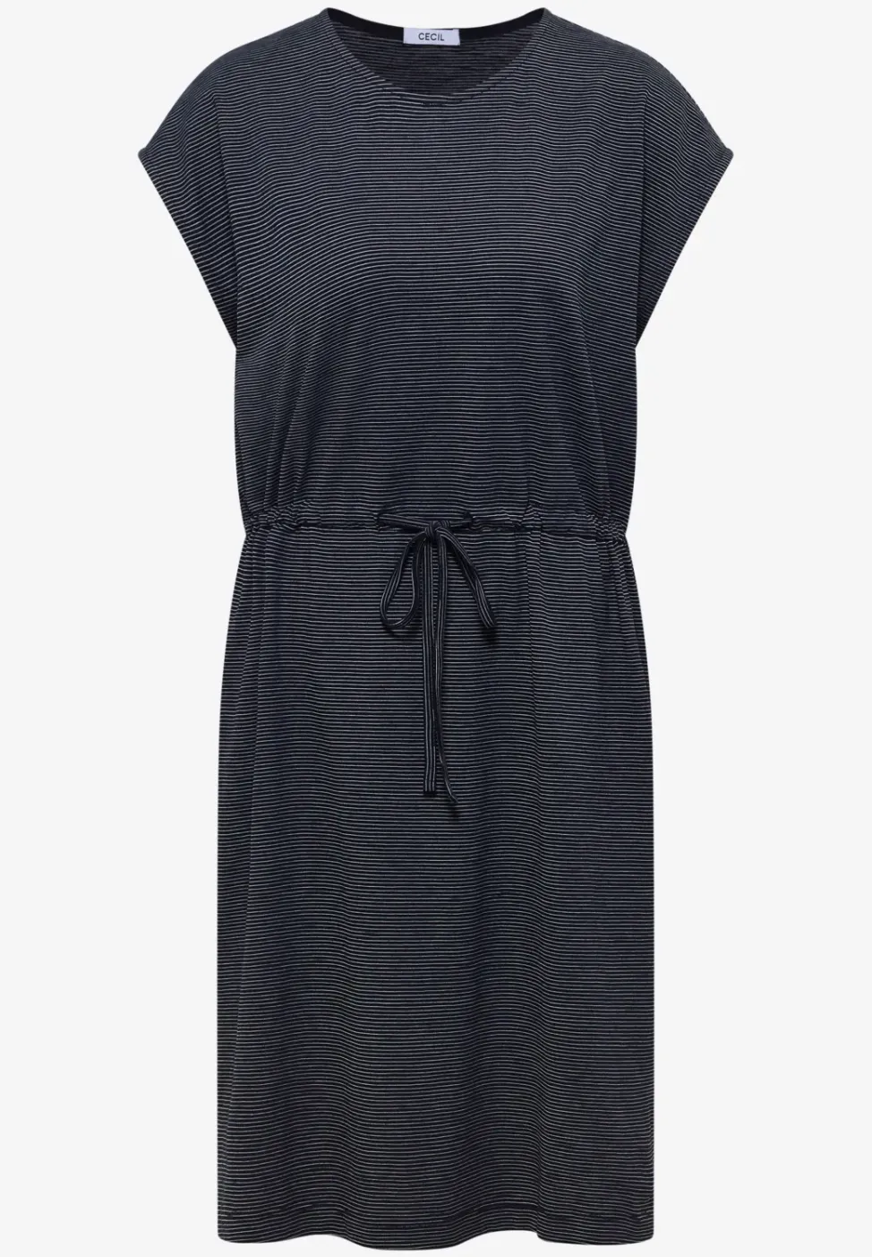 Gestreepte jersey jurk