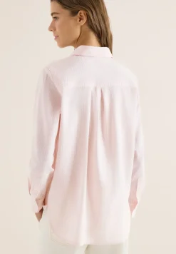 Gestreepte seersucker blouse