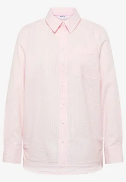 Gestreepte seersucker blouse