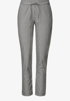 Gestreepte seersucker broek