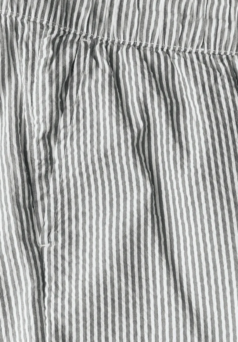Gestreepte seersucker broek
