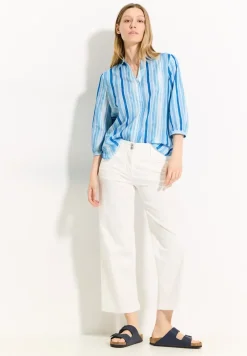 Gestreepte shirtblouse