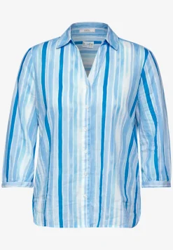 Gestreepte shirtblouse