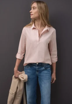 Gestreepte zakelijke blouse