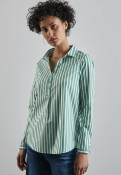Gestreepte zakelijke blouse
