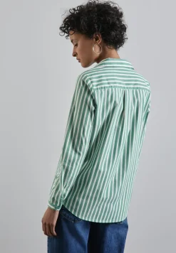 Gestreepte zakelijke blouse