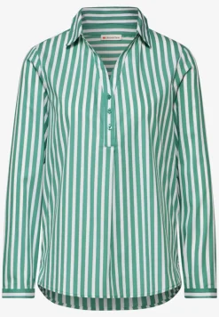 Gestreepte zakelijke blouse