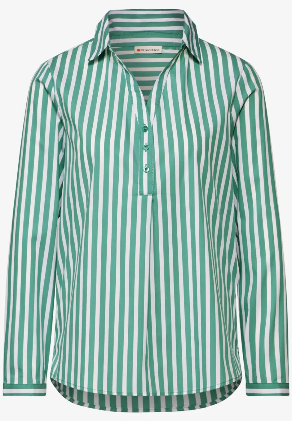 Gestreepte zakelijke blouse