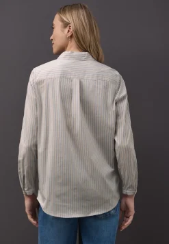 Gestreepte zakelijke blouse