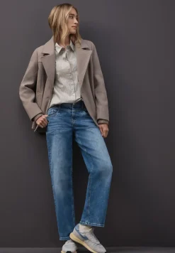 Gestreepte zakelijke blouse