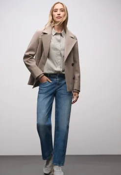 Gestreepte zakelijke blouse