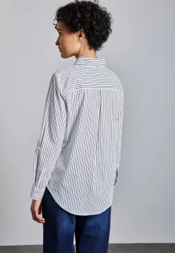 Gestreepte zakelijke blouse