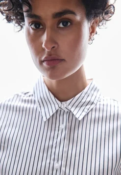 Gestreepte zakelijke blouse