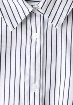 Gestreepte zakelijke blouse