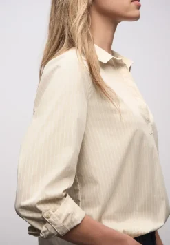 Gestreepte zakelijke blouse