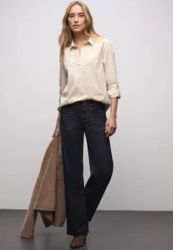 Gestreepte zakelijke blouse