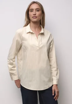 Gestreepte zakelijke blouse