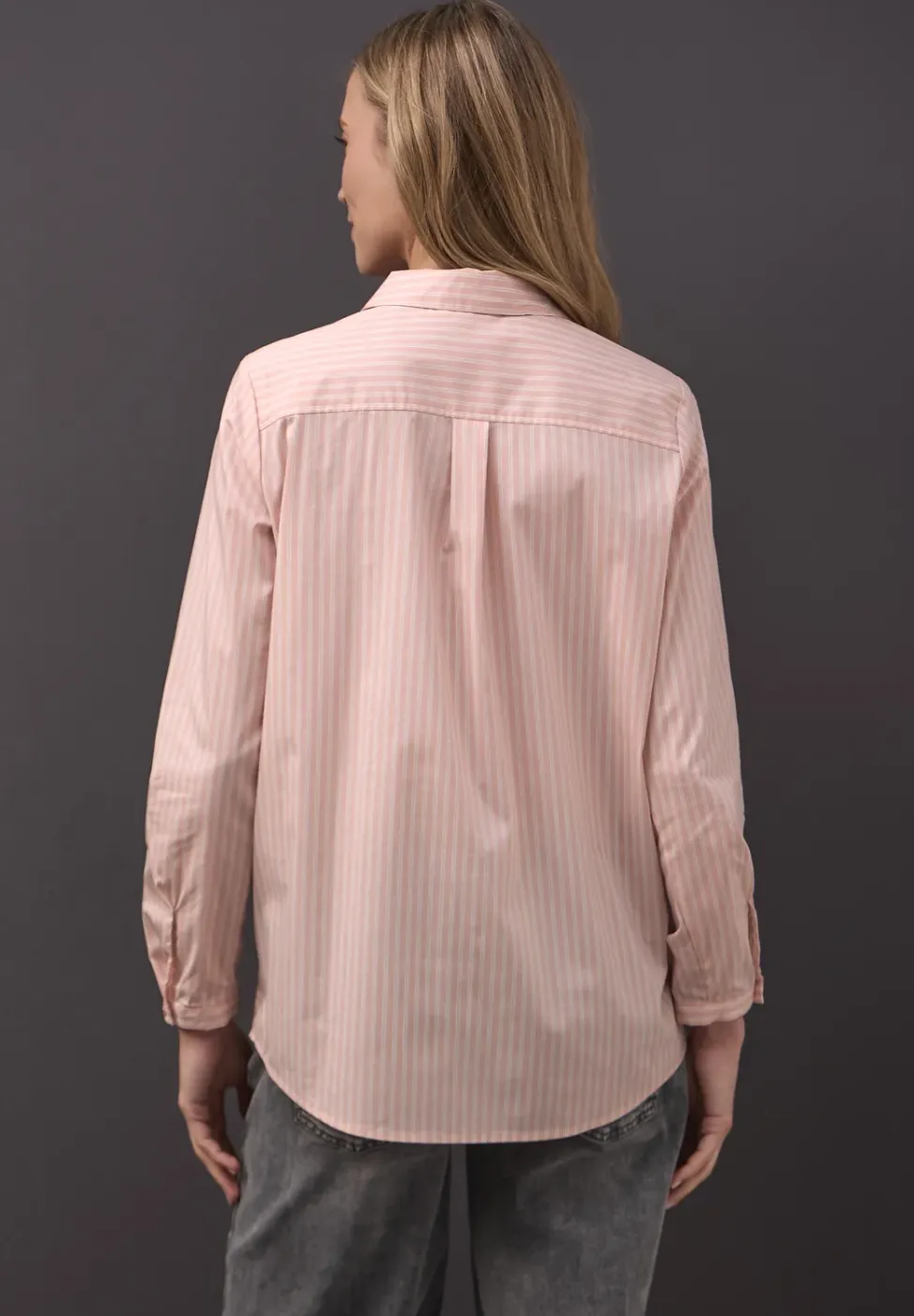 Gestreepte zakelijke blouse