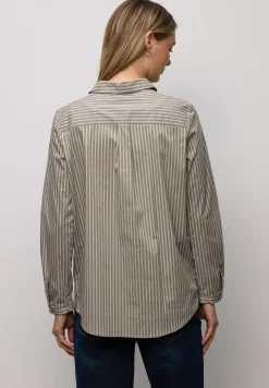Gestreepte zakelijke blouse