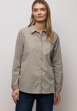 Gestreepte zakelijke blouse