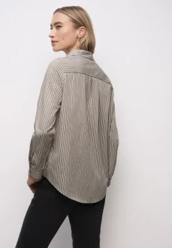Gestreepte zakelijke blouse