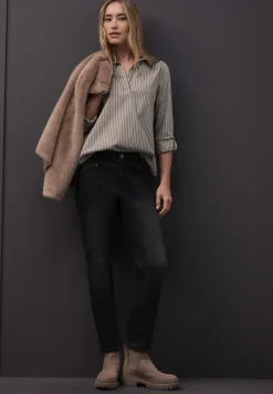 Gestreepte zakelijke blouse
