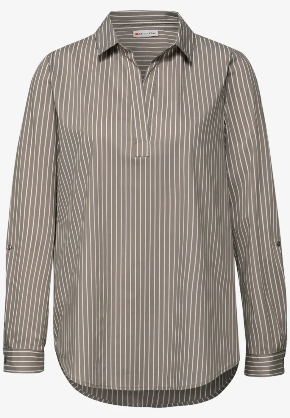 Gestreepte zakelijke blouse