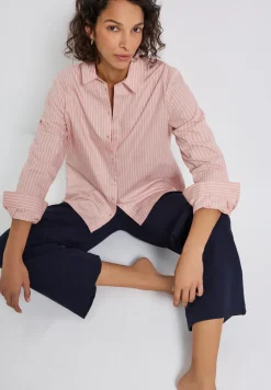 Gestreepte zakelijke blouse