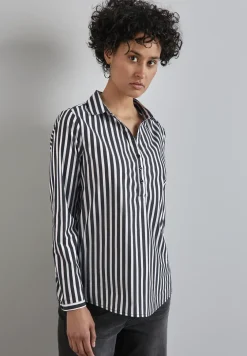 Gestreepte zakelijke blouse