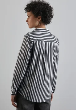 Gestreepte zakelijke blouse