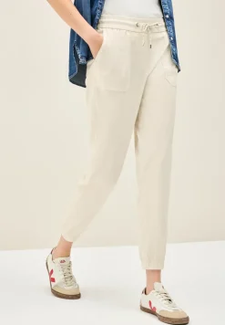 Gestreepte cargo broek