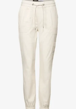Gestreepte cargo broek