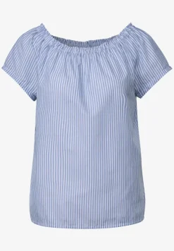 Gestreepte katoenen blouse