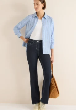 Gestreept overhemd blouse