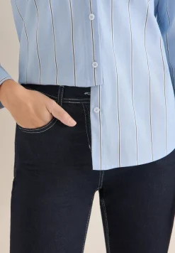 Gestreept overhemd blouse