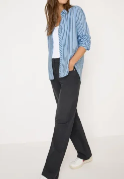 Gestreept overhemd blouse