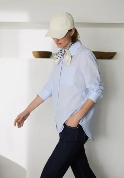Gestreept overhemd blouse