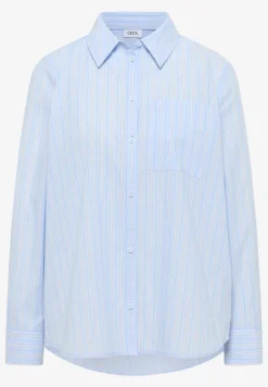 Gestreept overhemd blouse