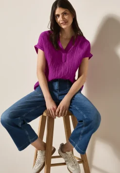 Gestructureerde blouse