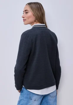 Gestructureerde blouson