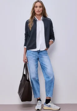 Gestructureerde blouson