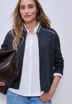 Gestructureerde blouson